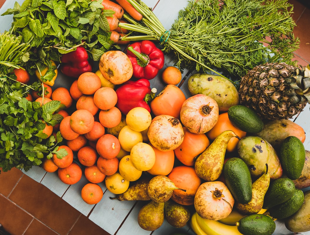 Citrus fruits rich in vitamin C